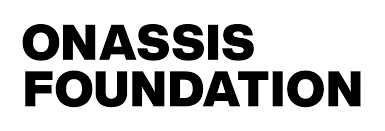 The text reads "ONASSIS FOUNDATION" in bold, black, uppercase letters on a white background.