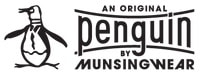 Logo of "An Original Penguin by Munsingwear" featuring a penguin illustration on the left alongside the text on the right.