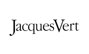 The image shows the Jacques Vert logo with the brand name written in black text on a white background.