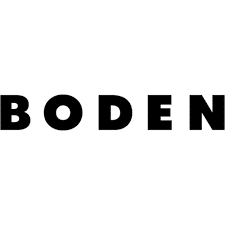 Black text reads "BODEN" in all capital letters on a white background.